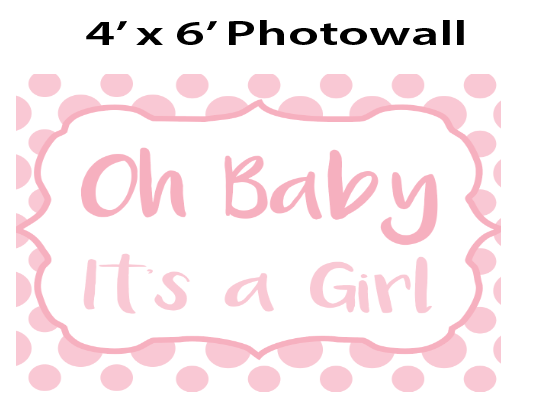 Pink Polka Dots - Photo Wall - $35
