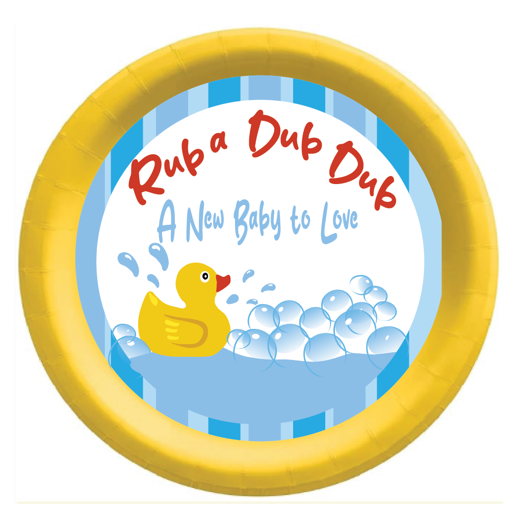 Rubber Duck - Plates - $25