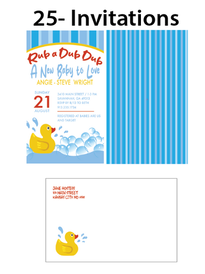Rubber Duck -Celebration Party Box