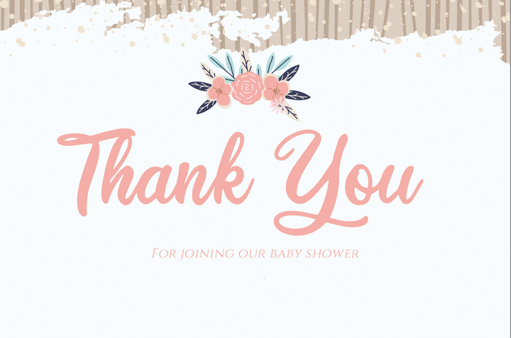 Boho Baby - Thank You Cards - $20