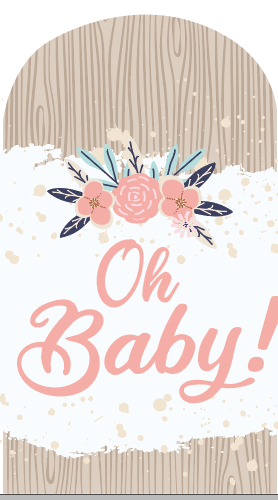 Boho Baby  - Floor Graphics - $25