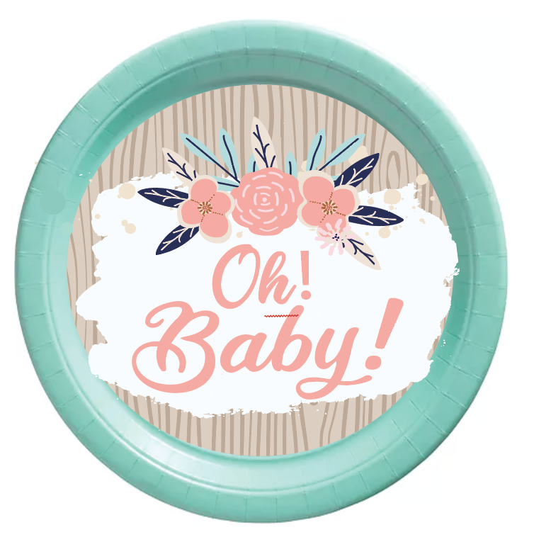 Boho Baby  - Plates - $25