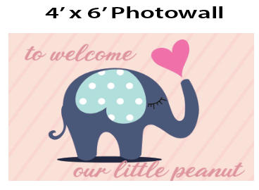 My Little Peanut - Photo Wall - $35