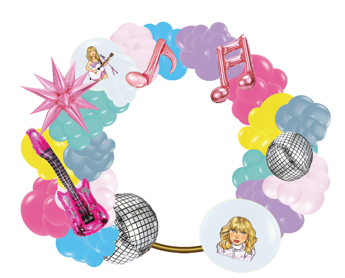 Taylor Swift - Balloon Garland Kit with hoop rental $50.00