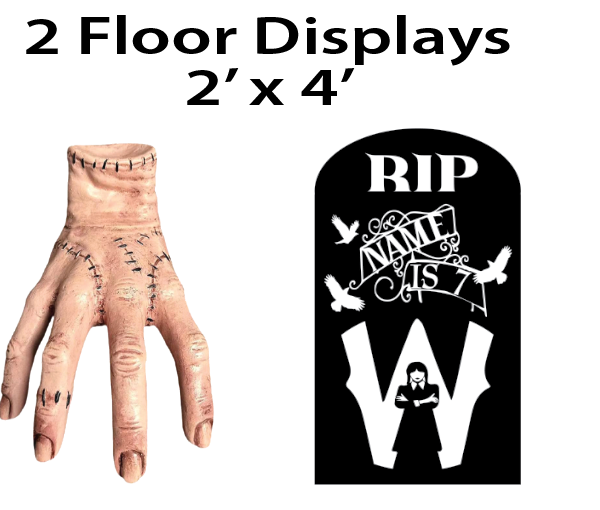 Wednesday - Floor Decor Stands $25.00