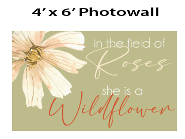 Wildflower - Photo Wall - $35