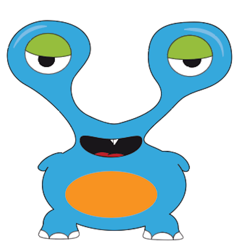 Calling all Monsters - Floor Decor Stands $25.00