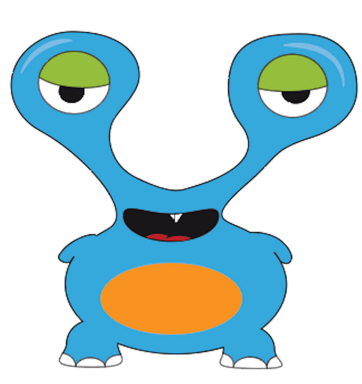 Calling all Monsters - Floor Decor Stands $25.00