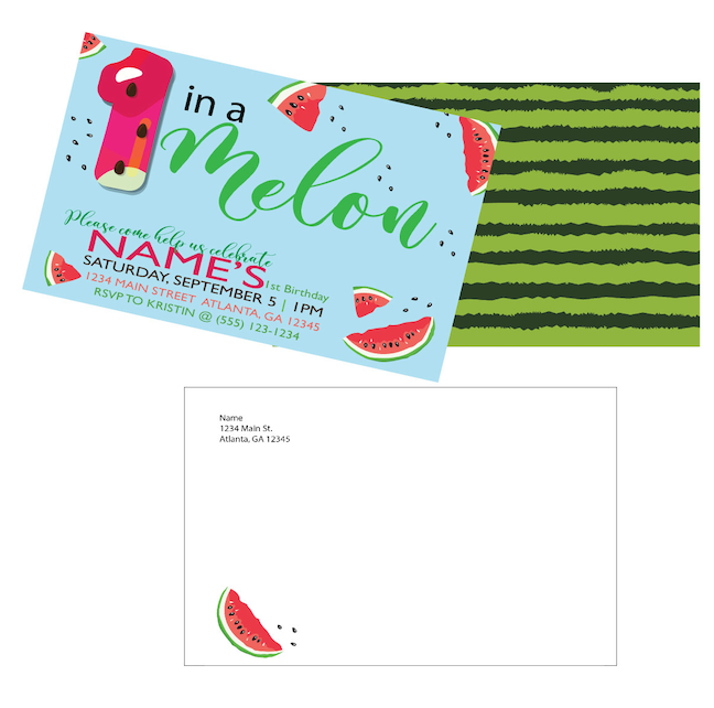 1 in a Melon - Thank you Cards. $20.00