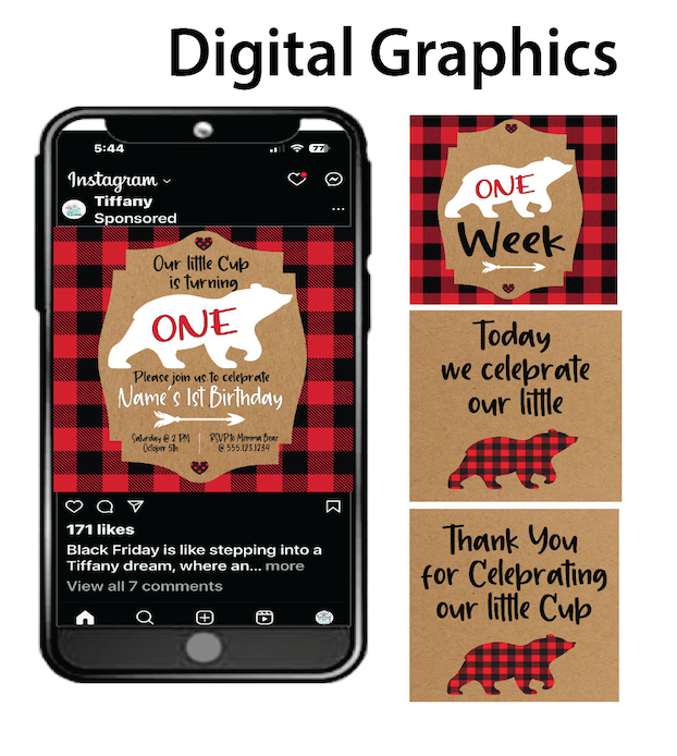 Buffalo Plaid -Digital Graphics $10.00