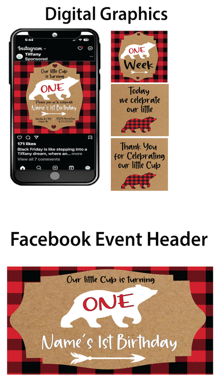 Buffalo Plaid -Digital Graphics $10.00