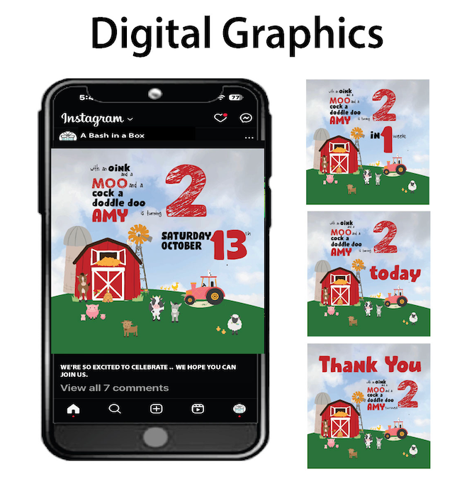 Barnyard -Digital Graphics $10.00