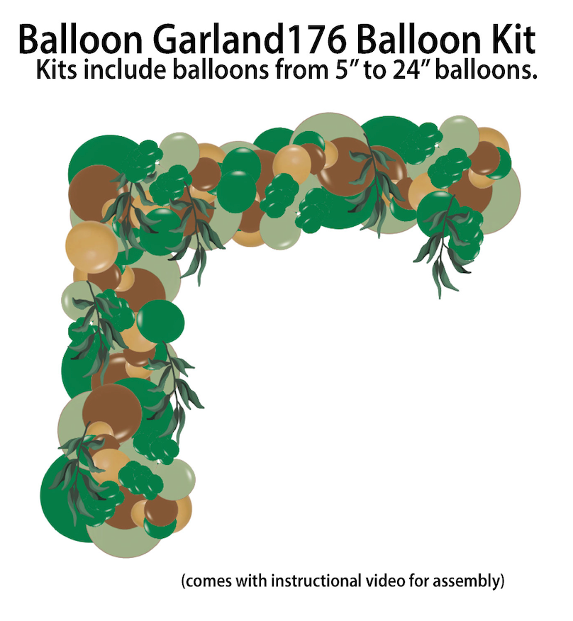 Young, Wild, and Free - Balloon Garland Kit $25.00