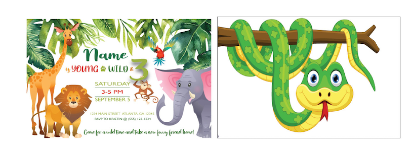 Young, Wild and Three - Digital Graphics $10.00
