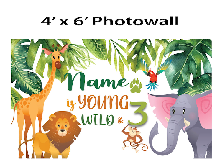 Yougn, Wild and Three - Photo Wall $35.00