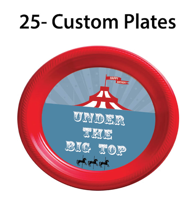 Circus -Plates $25.00
