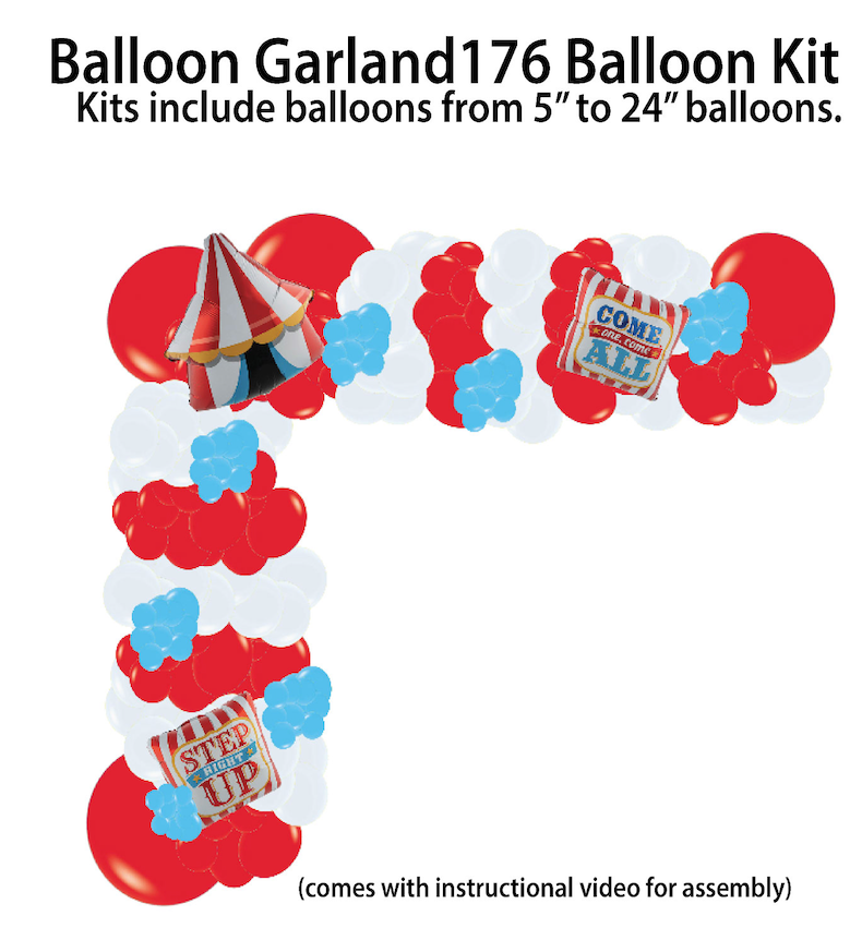 Circus - Balloon Garland Kit $25.00