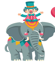 Circus - Floor Decor Stands $25.00