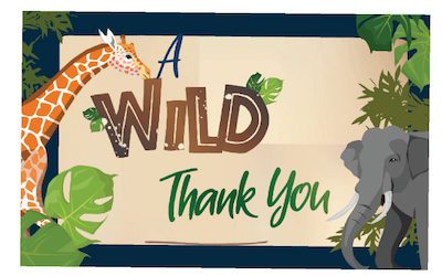 Safari - Thank you cards - $20.00