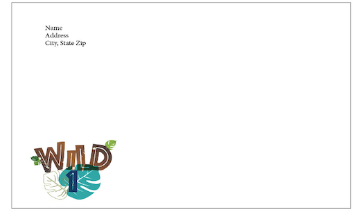 Safari - Thank you cards - $20.00