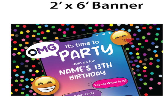 Texting_Emoji -  Banner $25.00