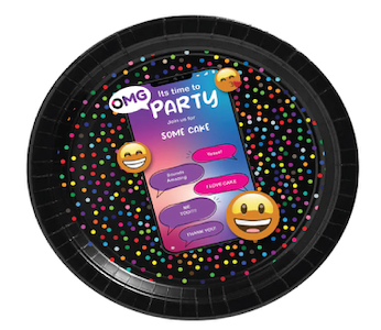 Texting_Emoji - Plates $25.00