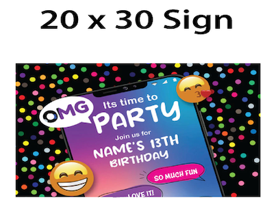 Texting_Emoji - Welcome Sign $25.00