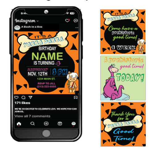 Yabba Dabba  - Digital Graphics $10.00