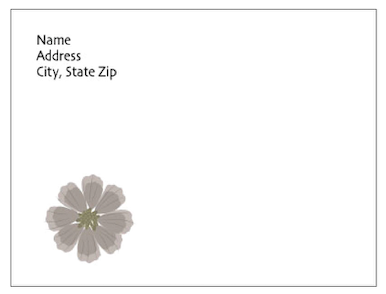 Boho-Teal and Silver - Thank You Cards - $20.00