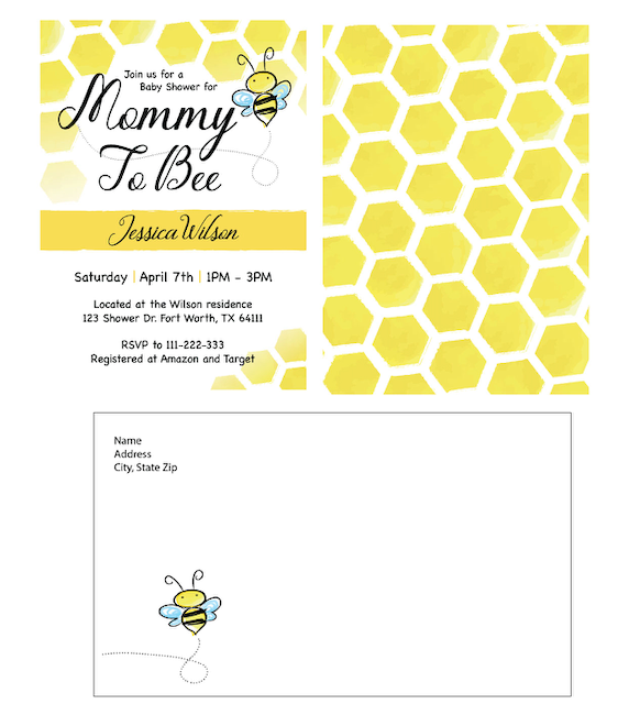 Sweet as can Bee - Invitations - $25