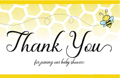 Sweet as can Bee -Thank You Cards - $20.00