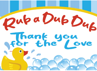 Rubber Duck -Thank You Cards - $20