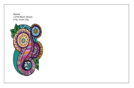 Paisley - Invitations- $25.00