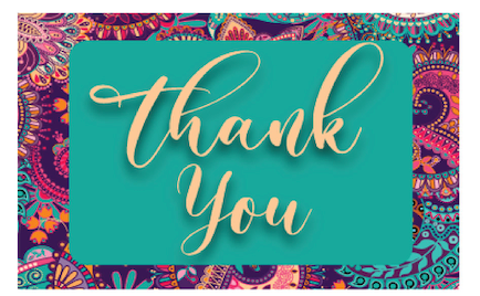 Paisley - Thank You Cards - $20.00