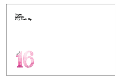 Sweet Sparkly 16 - Thank You Cards - $20.00