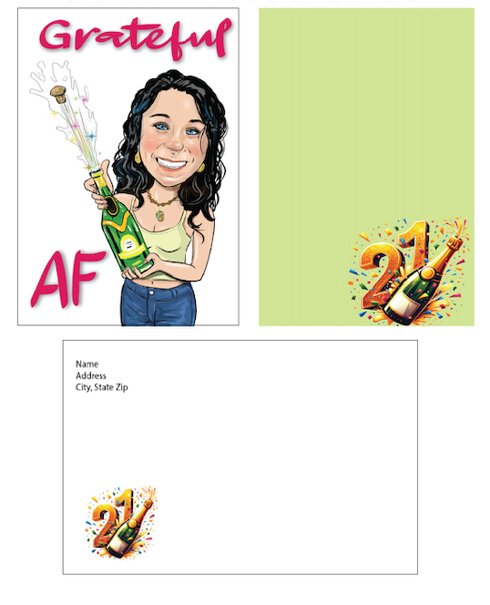 Legal AF - Thank You Cards - $20