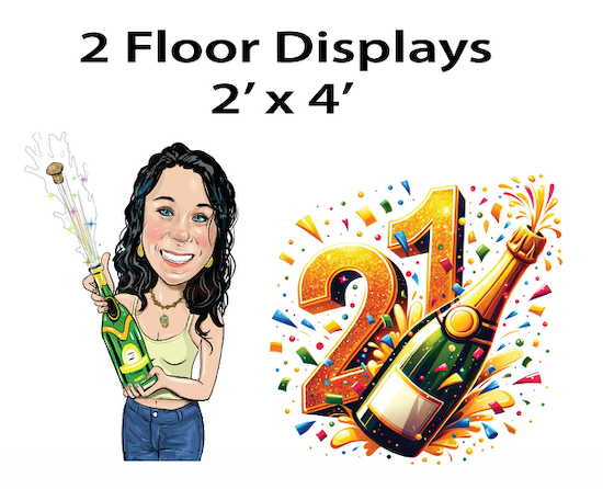 Legal AF - Floor Graphics - $25