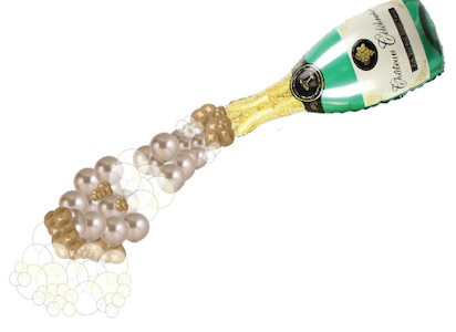 Legal AF - Balloon Champagne  Kit - $15