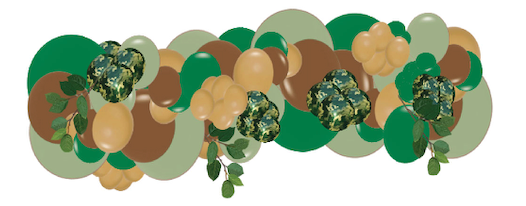 Camo this Cutie - Balloon Garland Kit - $15