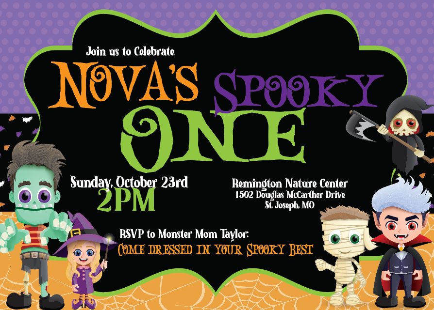 Spooky One Invitations