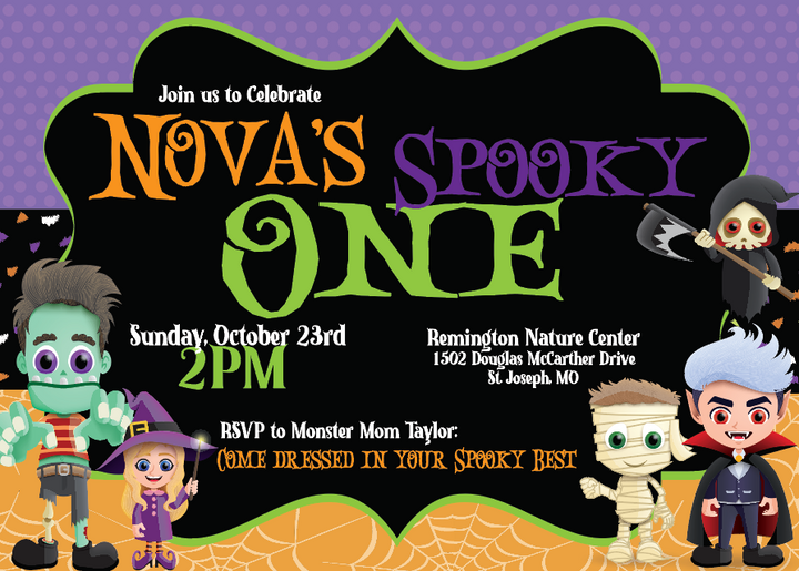 Spooky One Invitations