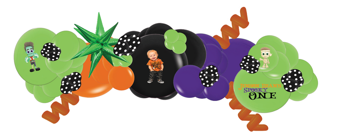 Spooky One Small Balloon Garland