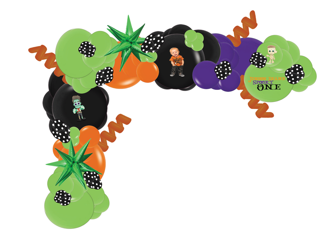 Spooky One Large Balloon Garland