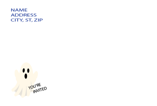 A Little Boo is almost Due -  Thank you cards (Blue)