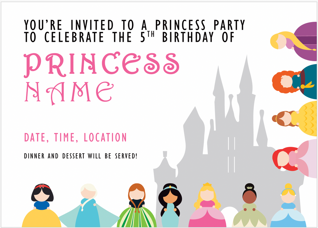 Princess- Digital Graphics $10.00