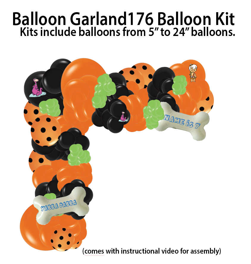 Yabba Dabba - Balloon Garland Kit $25.00