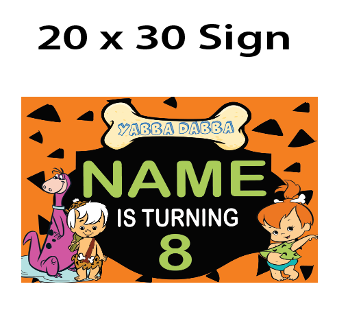 Yabba Dabba - Welcome Sign $25.00
