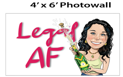 Legal AF- Caricature Celebration Party Box