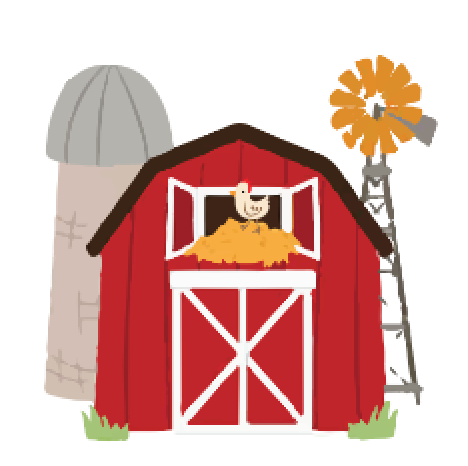 Barnyard - Floor Decor Stands $25.00