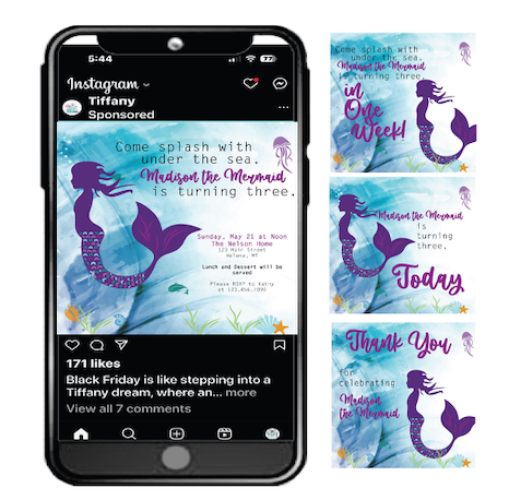 Mermaid - Digital Graphics $10.00